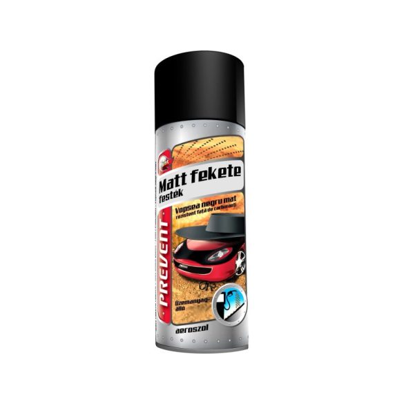 Prevent matt fekete spray 400ml  6475/l