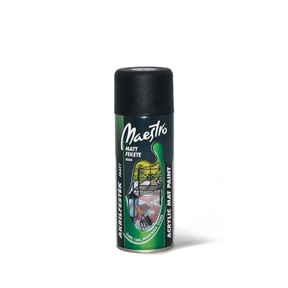 Maestro matt fekete 400ml   4475/l