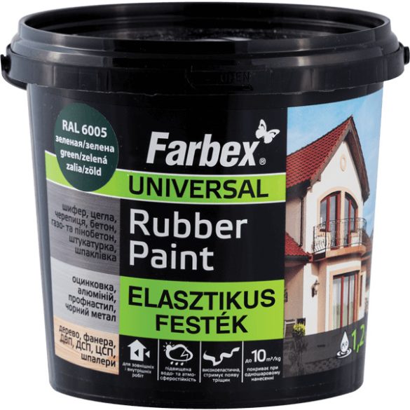 Farbex univerzális gumifesték 3.5kg grafit 7024