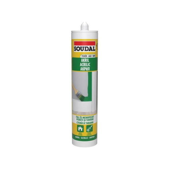 Soudal akril fehér 280ml  3107/l