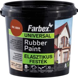 Farbex univerzális gumifesték 1.2kg barna Ral 8017