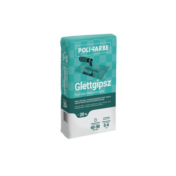 Poli-Farbe beltéri glettgipsz 20kg 0-6mm 54/raklap