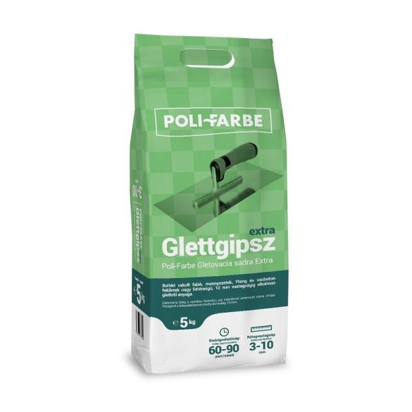 Poli-Farbe extra beltéri glettgipsz 5kg 3-10 mm