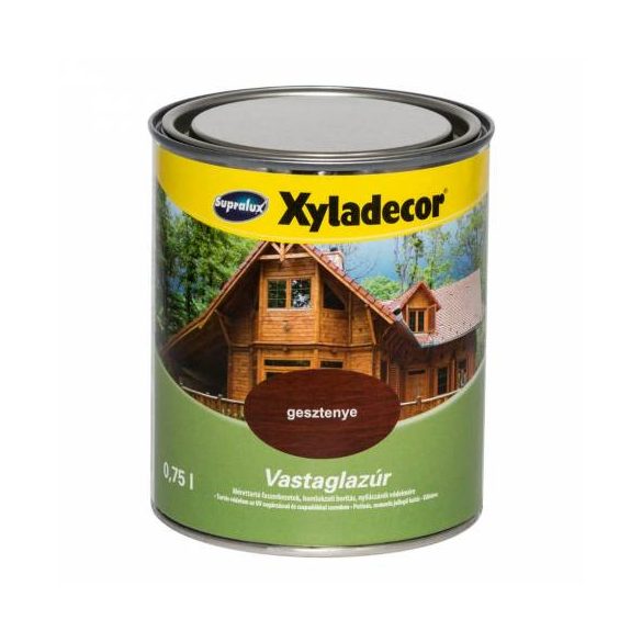 Xyladecor Supr.vastaglazúr 0.75l gesztenye