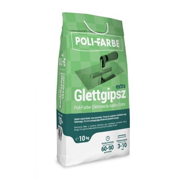 Poli-Farbe extra beltéri glettgipsz 10kg 3-10mm