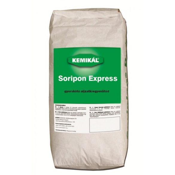 Soripon expressz kültéri padlókiegyenlítő 25kg