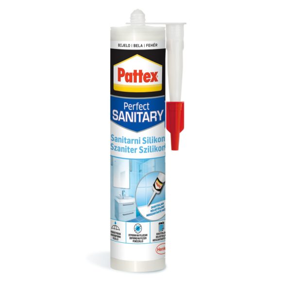 Pattex szaniter szilikon fehér 280ml 9357/l