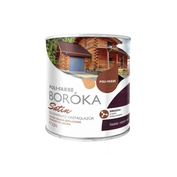 Boróka satin lazúr lilaakác 2.5l