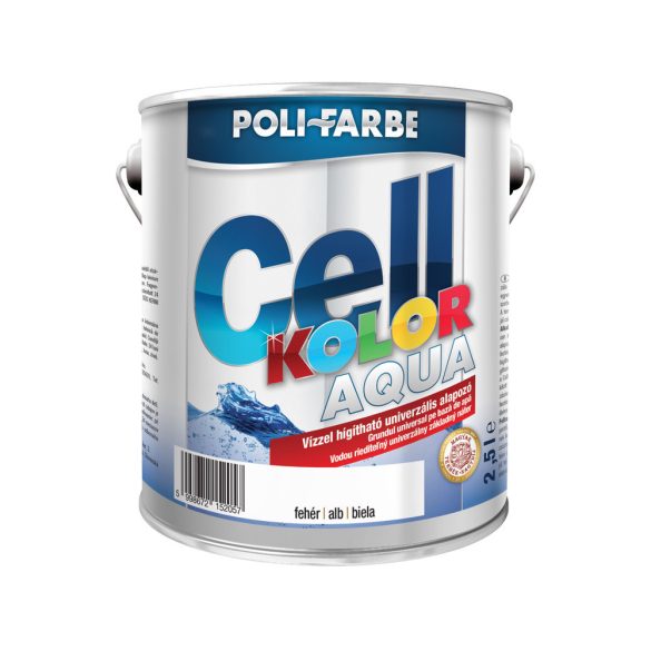 Cellkolor aqua alapozó fehér 2.5l