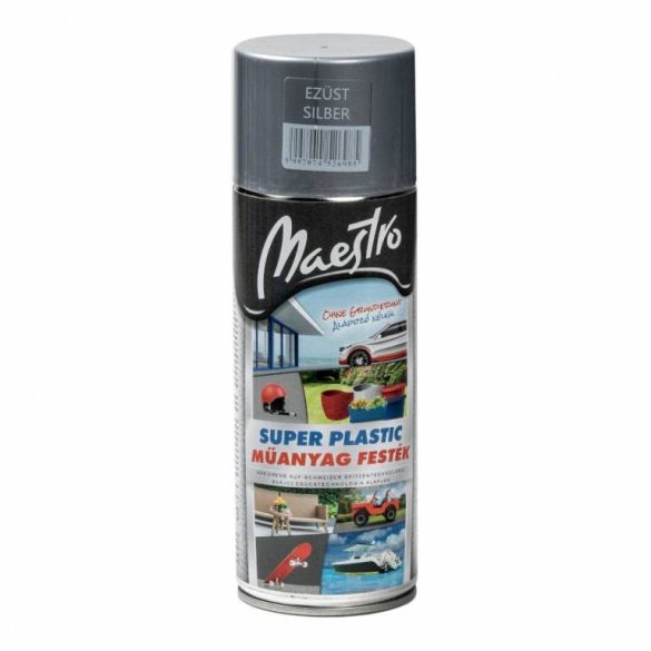 Maestro super plastic ezüst 400ml 8700/l