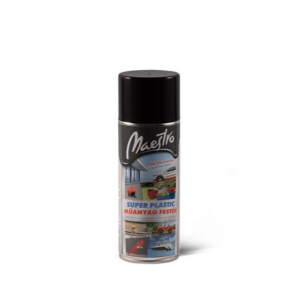 Maestro super plastic fekete 400ml