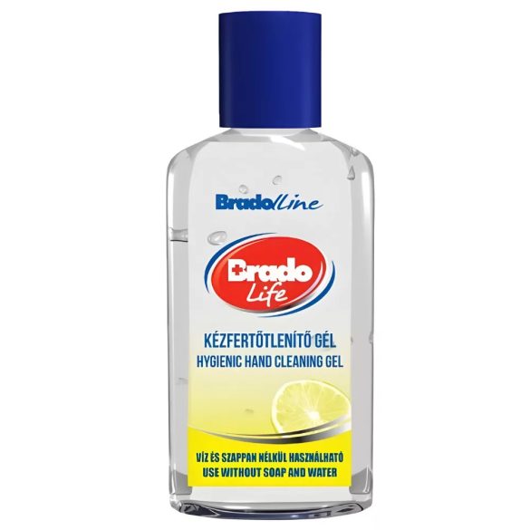 Brado life kézfertőtlenítő gél 50ml citrom