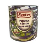 Factor pergola kültéri fafesték fehér 2,5l 5840/l