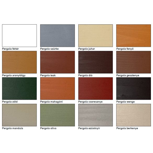 Factor pergola kültéri fafesték fehér 2,5l 5840/l