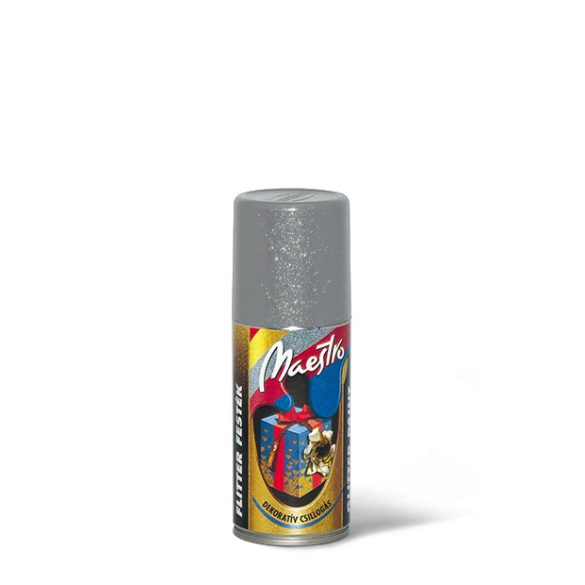 Maestro flitter ezüst spray 150ml