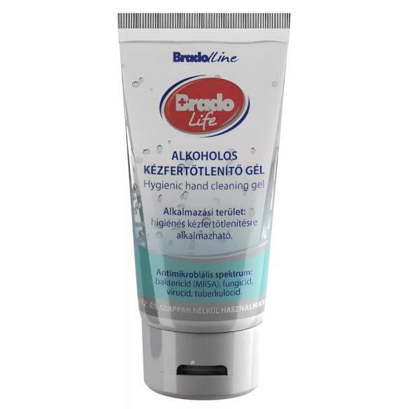 Brado life alk.kézfertőtlenítő gél 100ml tub.