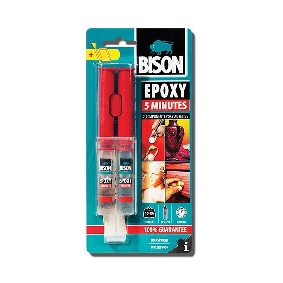 Bison 5 perces epoxi ragasztó 2 komp.24ml