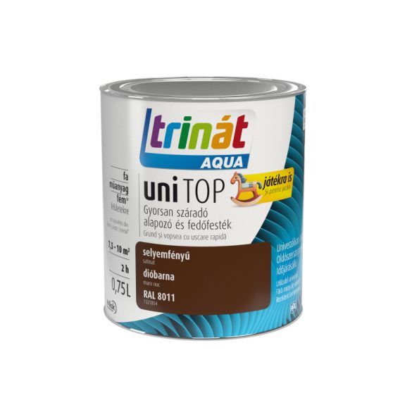 Trinát aqua unitop sf.dióbarna RAL 8011 0.75l