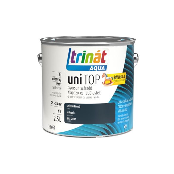 Trinát aqua unitop sf.antracit RAL 7016 2.5l