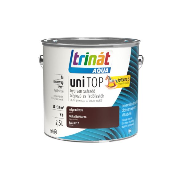 Trinát aqua unitop sf.csokoládébarna RAL 8017 2.5l