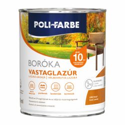 Boróka oldószeres vastaglazúr 0,75l világos teak