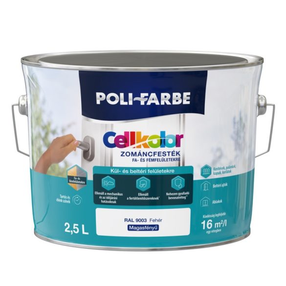 Cellkolor matt fehér 2.5l 26.02