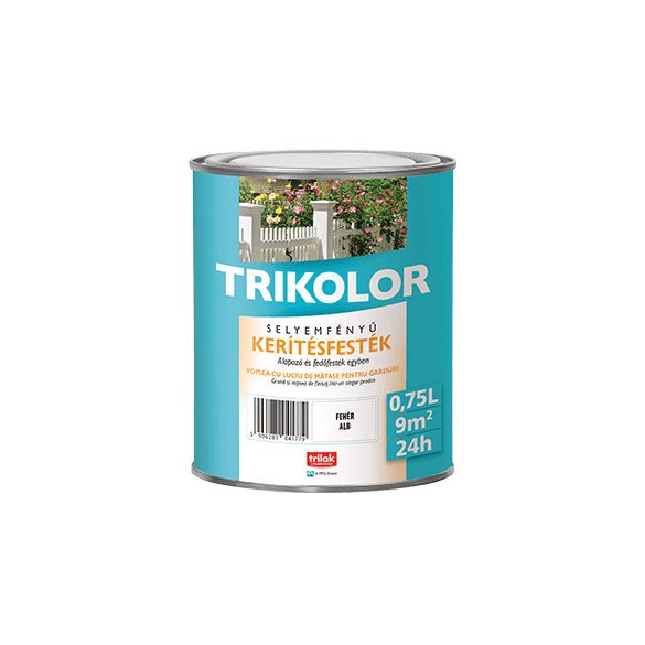 Trikolor sf.kerítésfesték antracit 0.75l 26.06
